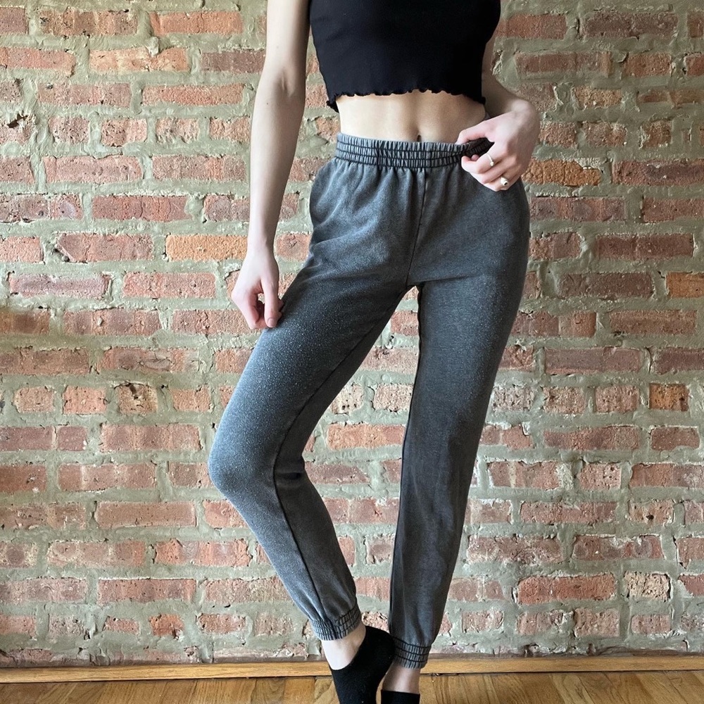 PINK gray sweatpants / PINK gray joggers